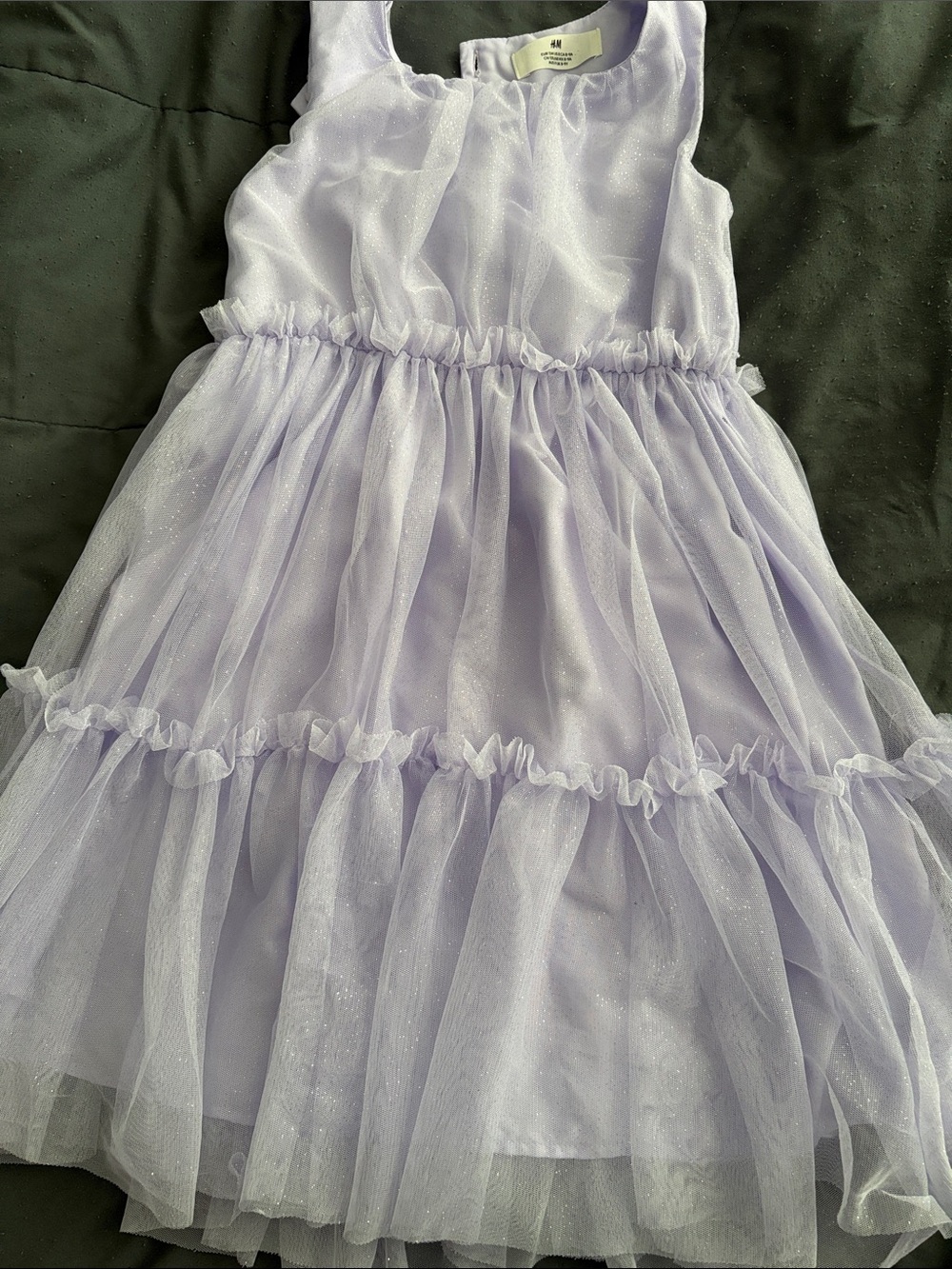 H&M Lavender Tulle Ruffle Party Dress for Kids